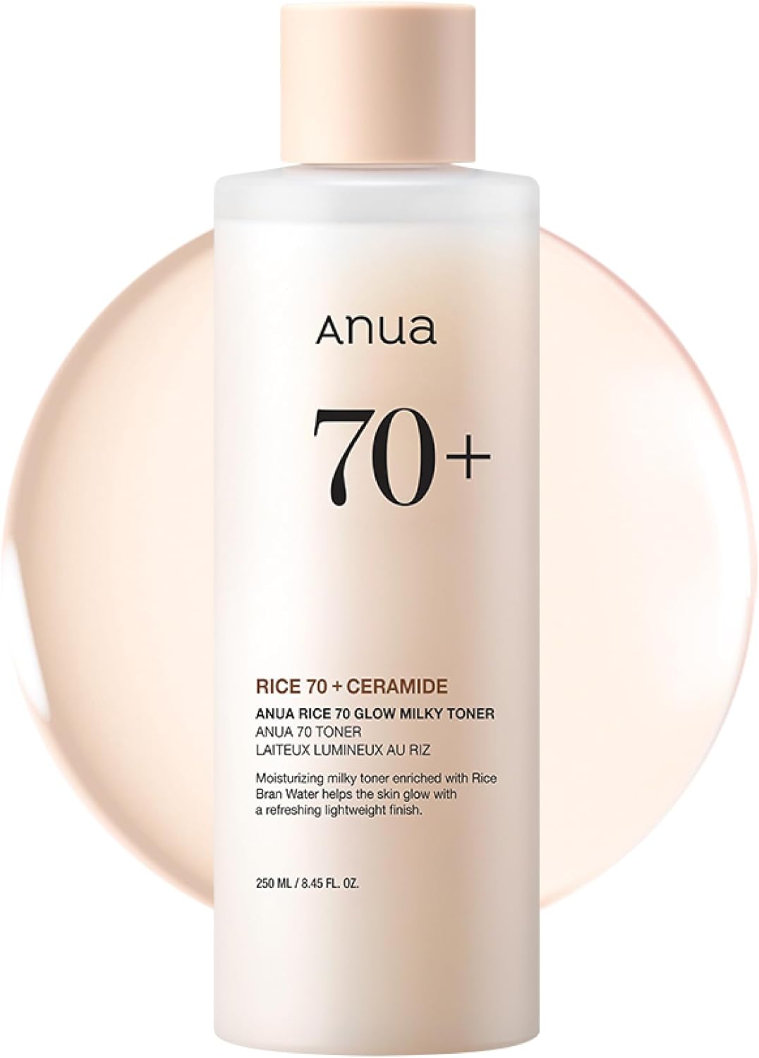 Anua Rice 70+ Ceramide Glow Milky Toner