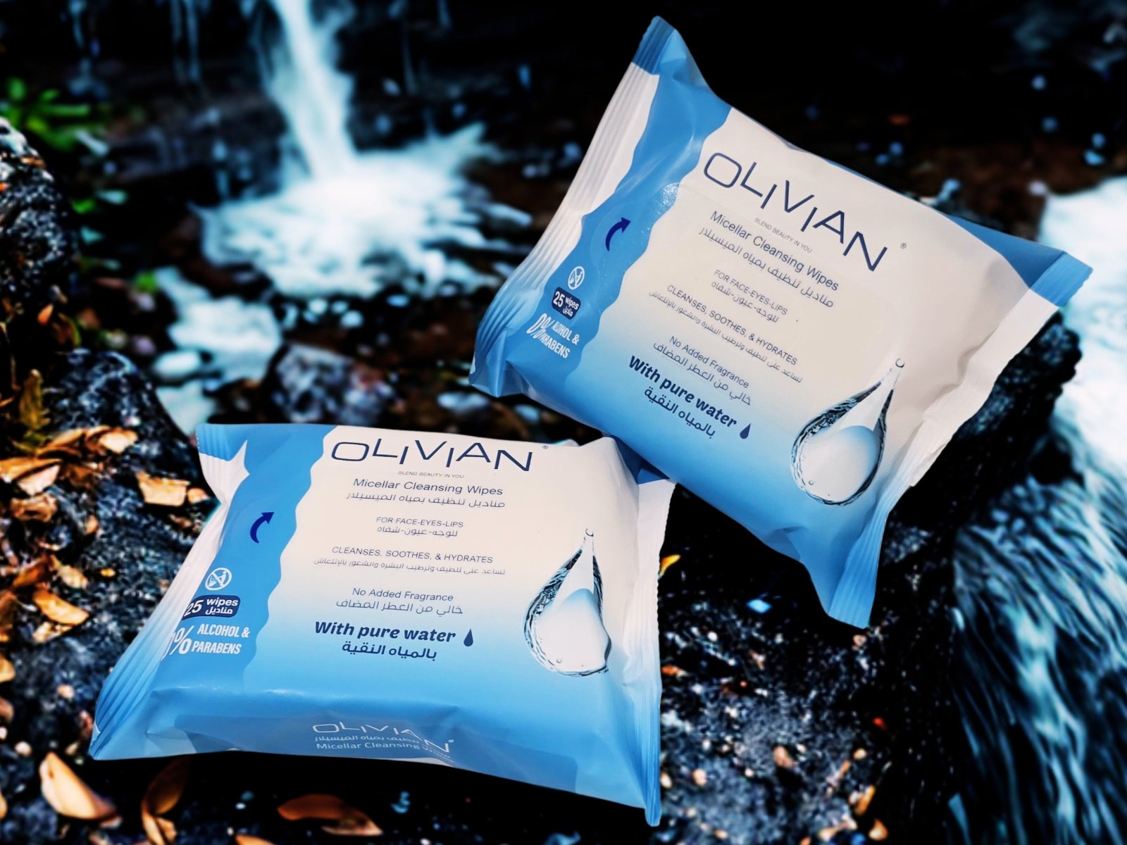 Olivian Micellar Cleansing 25 Wipes /// 25 منديل تنظيف ميسيلار من أوليفيان