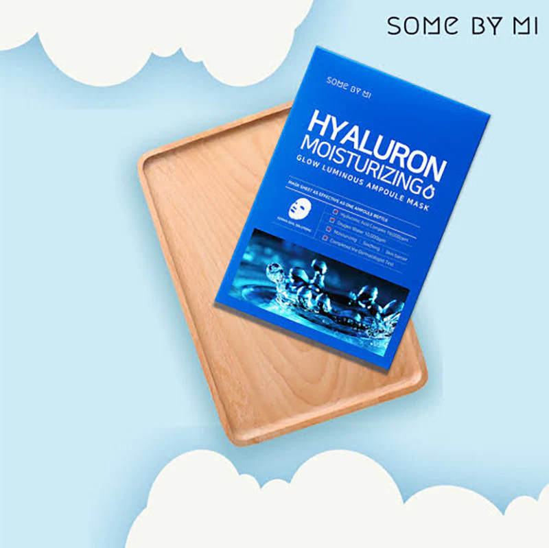 SOME BY MI Hyaluron Moisturizing Glow Luminous Ampoule Mask