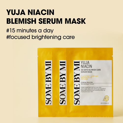 SOME BY MI Yuja Niacin Blemish Care Serum Mask