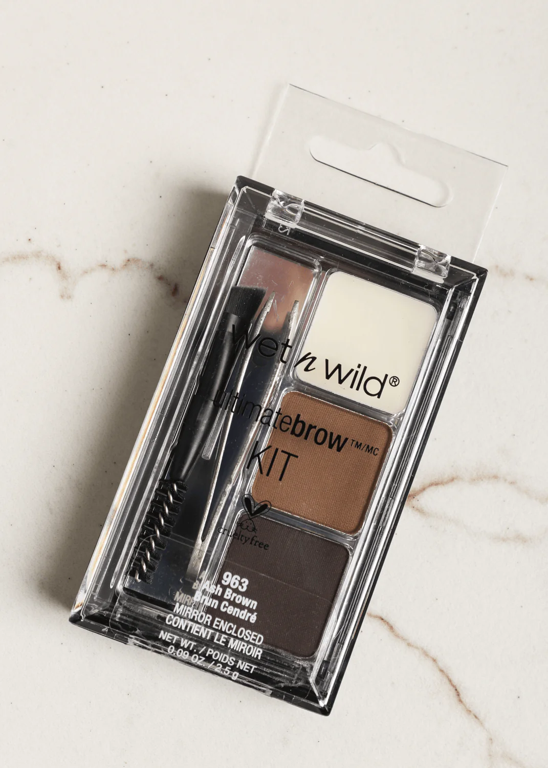 Wet n Wild Ultimate Brow Kit, Ash Brown [963]